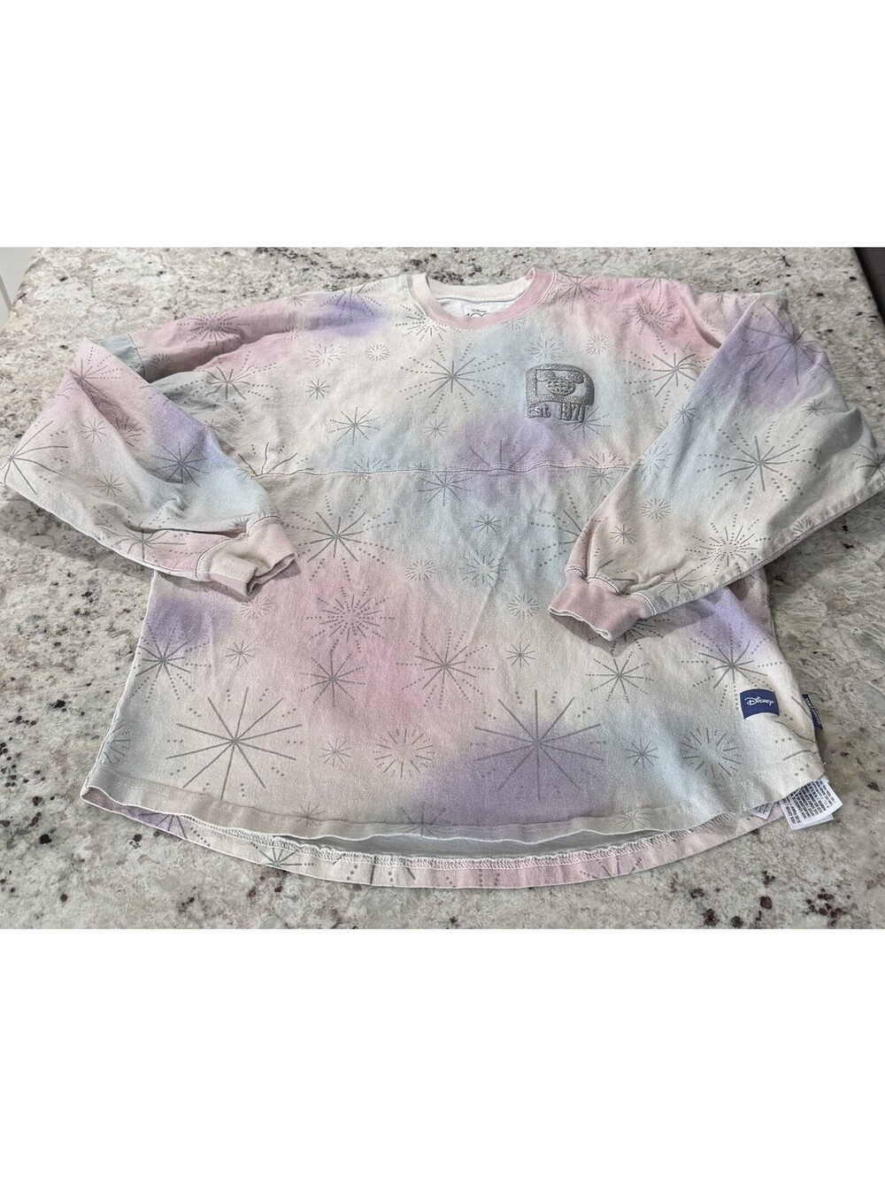Disney 100 Years Of Wonder Spirit Jersey Pastel Tie Dye Metallic Collectible